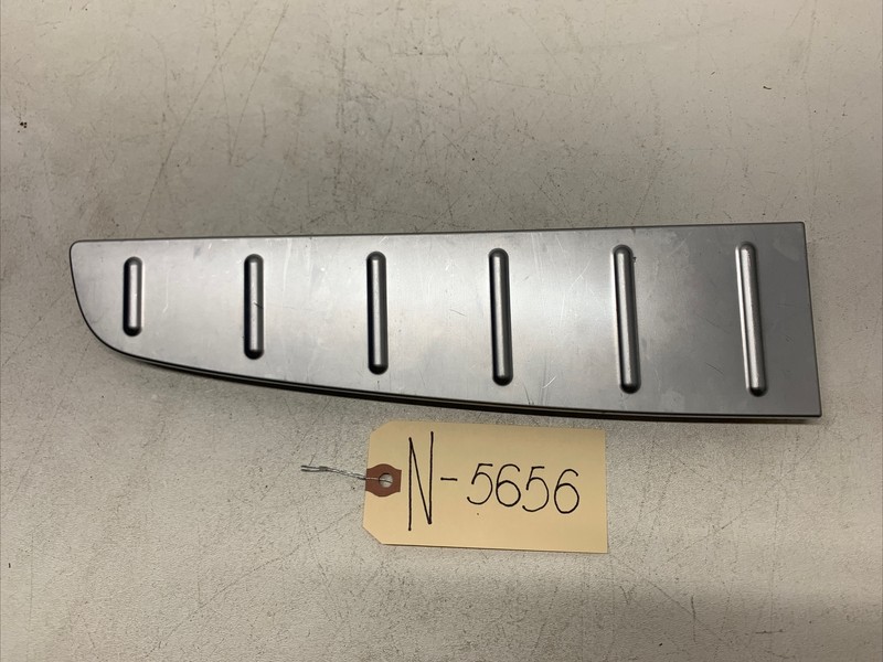 TESLA MODEL X TRUNK SILL TRIM ALUMINUM SCUFF PLATE LEFT LH BRUSHED 1050388-00-B