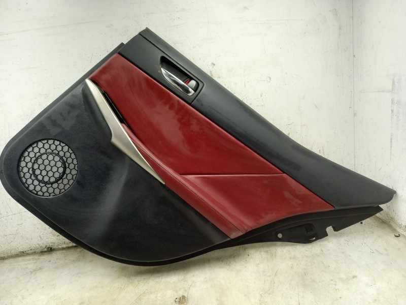 16 LEXUS IS200T F-SPORT REAR PASSENGER RIGHT DOOR PANEL RED-EB33