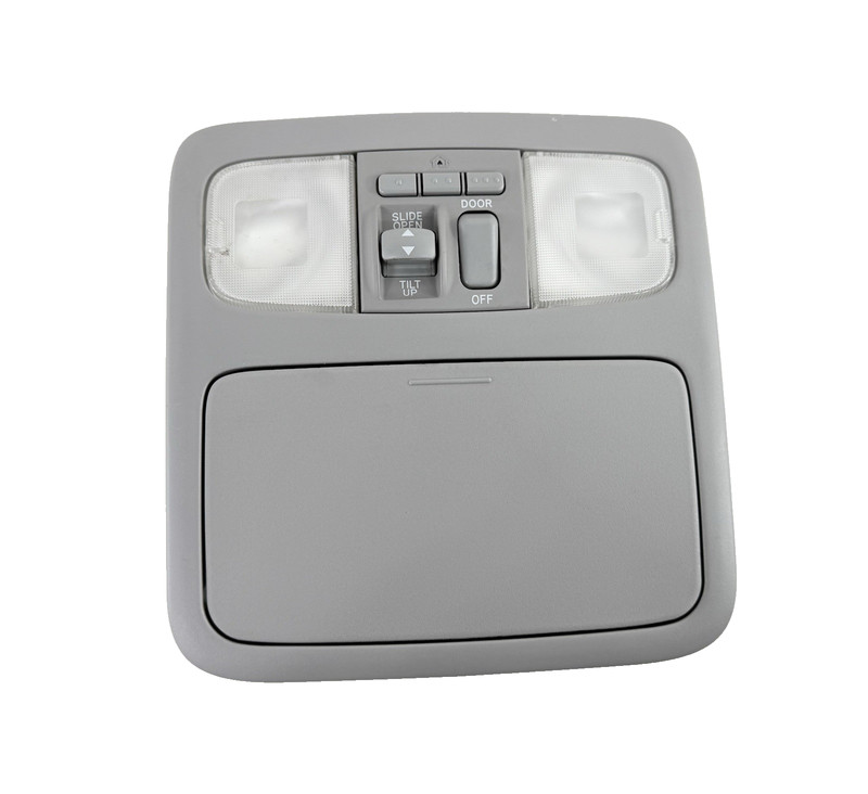 2004–2007 Toyota Highlander GRAY Overhead Roof Console W/ Sunroof & Garage OEM