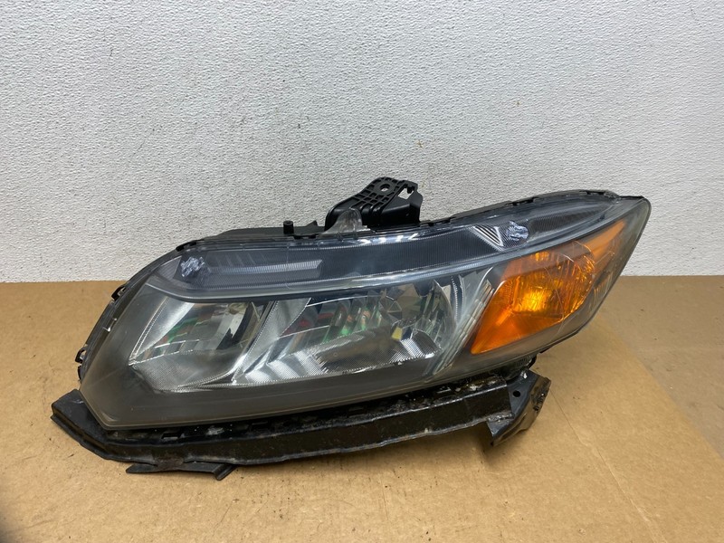 2012 Honda Civic Left Driver LH Headlight Halogen AE3270 DW
