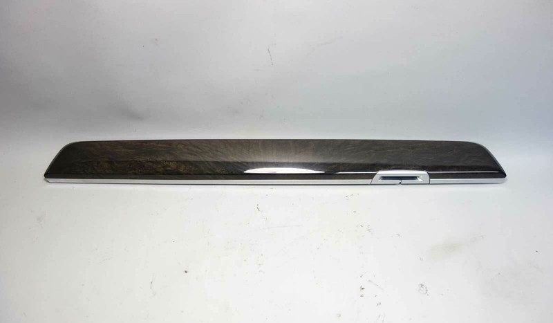 2009-2015 BMW F01 7-Series F02 Rear Window Shelf Wood Trim Strip Ash Anthracite