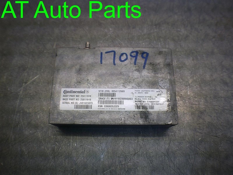 07 08 CHEVROLET SILVERADO 1500 2500 3500 ONSTAR CONTROL MODULE OEM 25911919