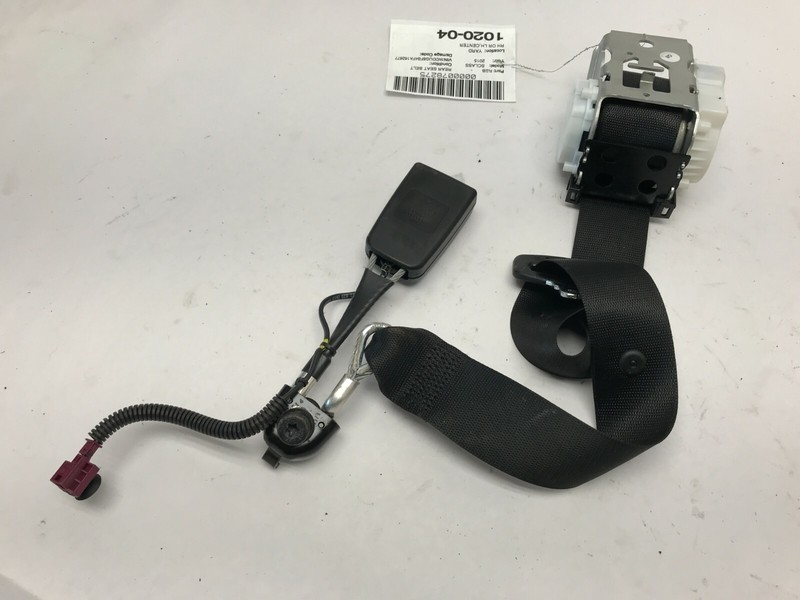 14 15 16 17 18 MERCEDES BENZ S CLASS SEATBELT REAR S550 CENTER OEM BLACK