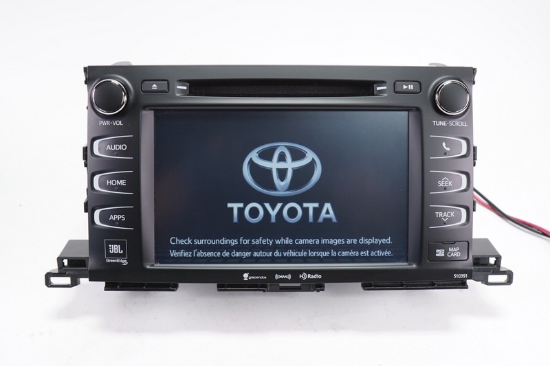 TOYOTA HIGHLANDER Navigation Screen Radio Receiver Display CD OEM 2014 - 2019