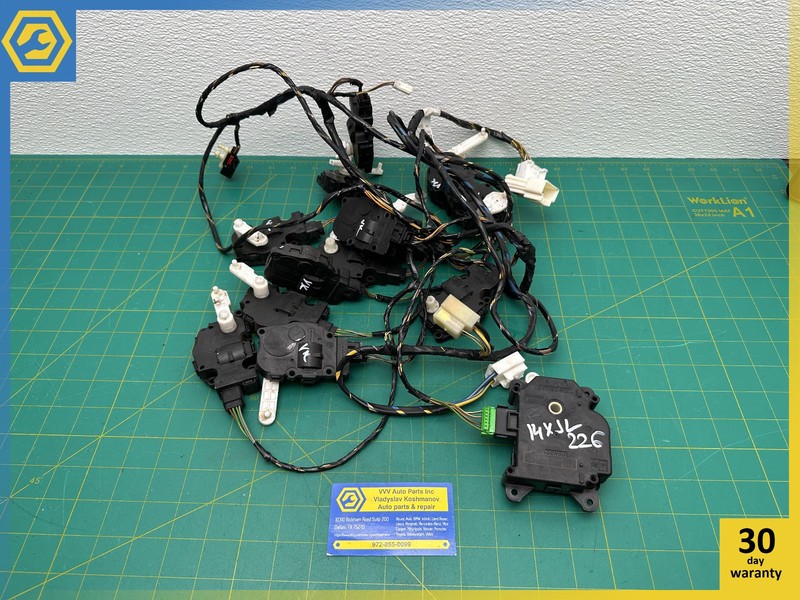 10-19 JAGUAR XJ XJR HVAC RECIRCULATED AIR FLAP SERVO MOTOR ACTUATOR SET OEM