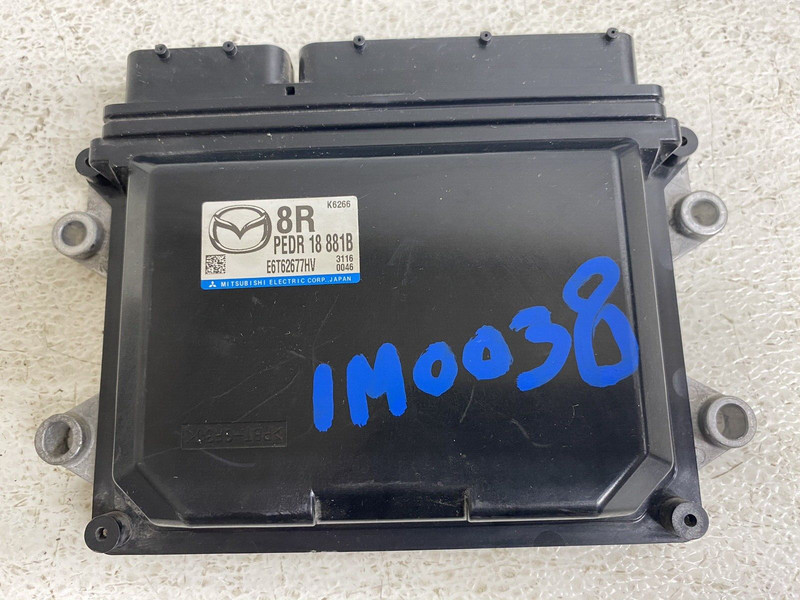 2013 Mazda 3 2.0 M/T Manual Engine Computer Module Ecu Ecm Pcm PEDR-18-881B