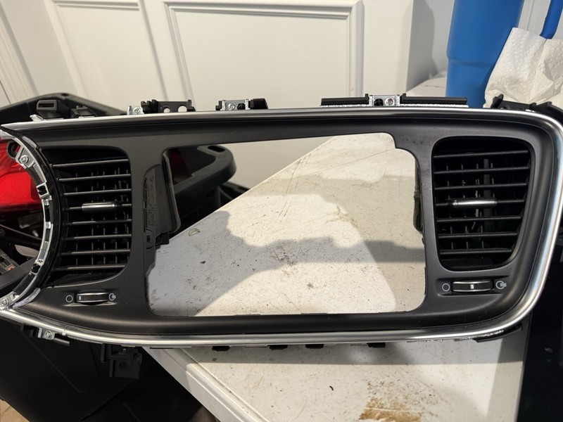 2014 2015 Kia Optima FrontDash Radio Bezel Trim Air Vent OEM BLACK