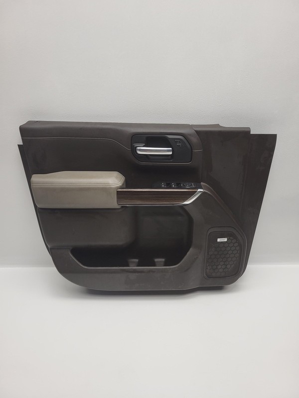 19-22 Chevrolet Silverado 1500 Crew Left Front Door Trim Panel OEM 84982417