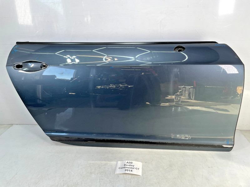 ✅ 12-18 OEM Bentley Continental GT GTC Front Right Passenger Door Shell Gray*