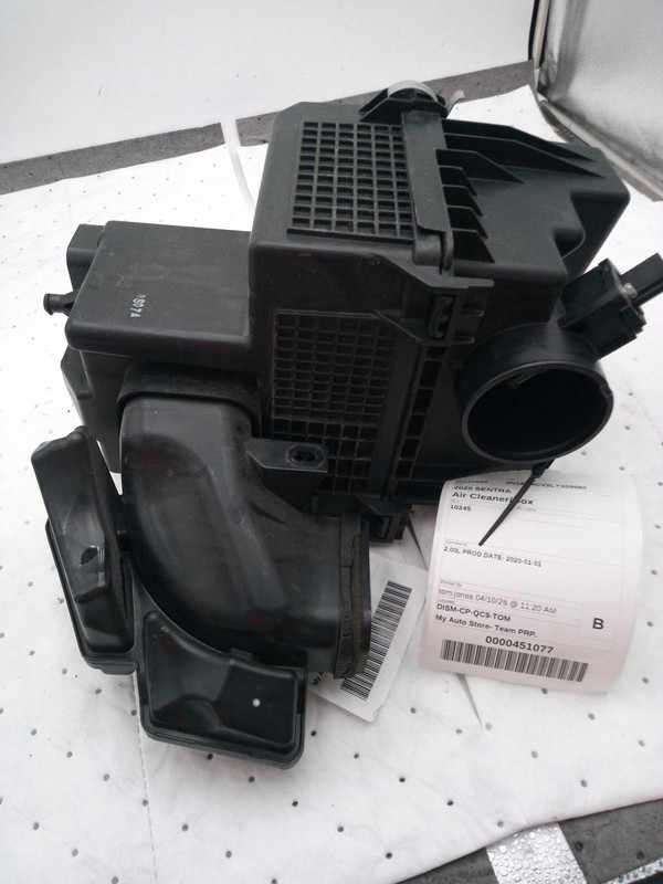2020 Nissan Sentra Air Cleaner Assembly OEM 2.0L Black 46K Miles