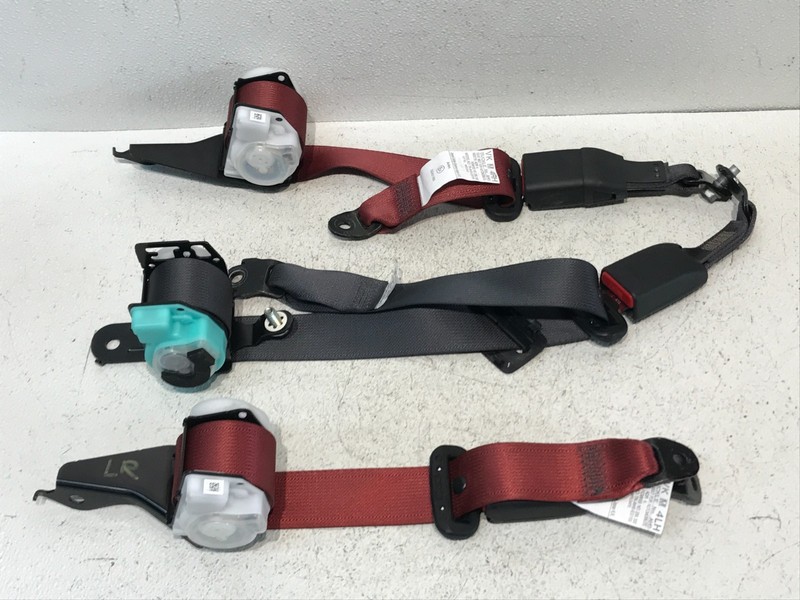 2018-21 SUBARU WRX STI REAR RED SEAT BELT BUCKLE SET OEM LEFT RIGHT MIDDLE