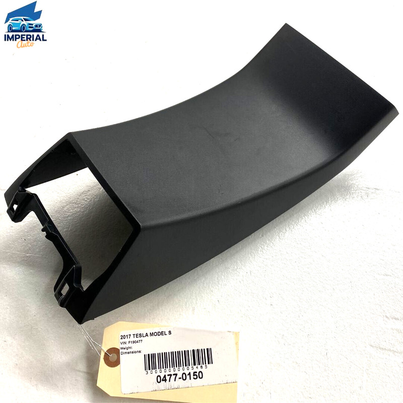 2017-2020 Tesla Model S Center Console Rearward Back Panel Cover Trim OEM
