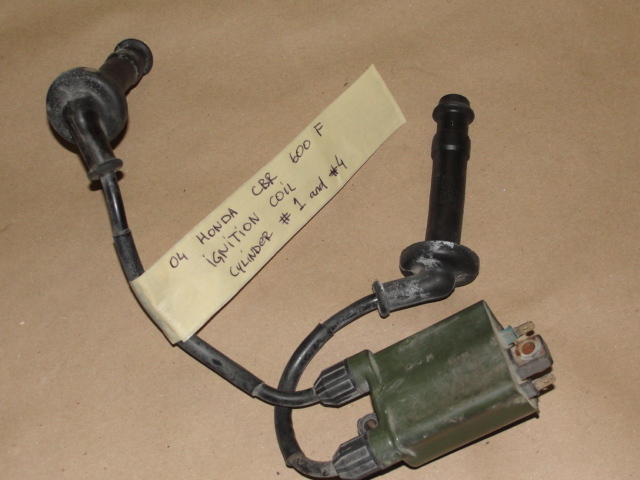 2004 HONDA CB 600 F HORNET IGNITION COIL CYLINDER 1 & 4 CB600F CB600 599 04