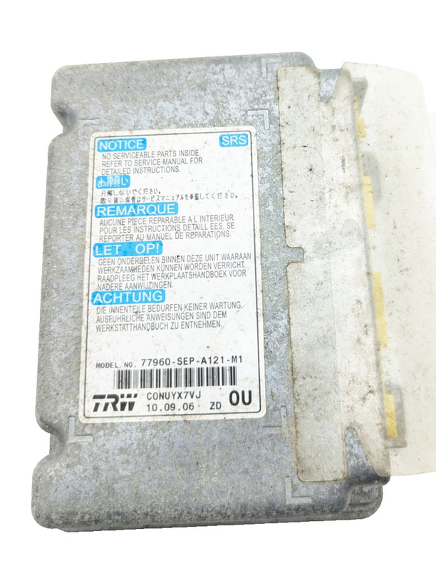 2005-2006 Acura TL SRS Module 77960-SEP-A121-M1 *No Crash*