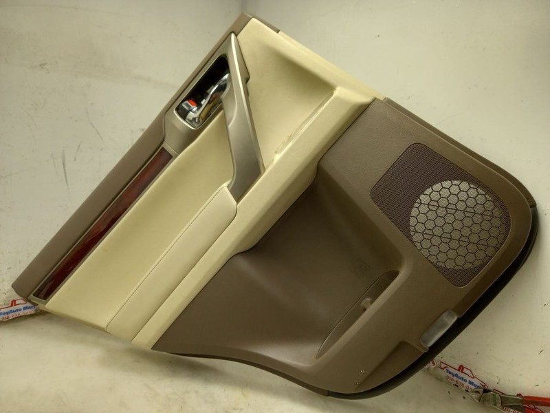11 LEXUS GX460 REAR DRIVER LEFT DOOR PANEL LEATHER TAN-LA00