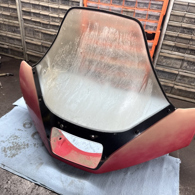1992 YAMAHA EXCITER 2 EX570 EX 570 Snowmobile Front Body Fairing Windshield