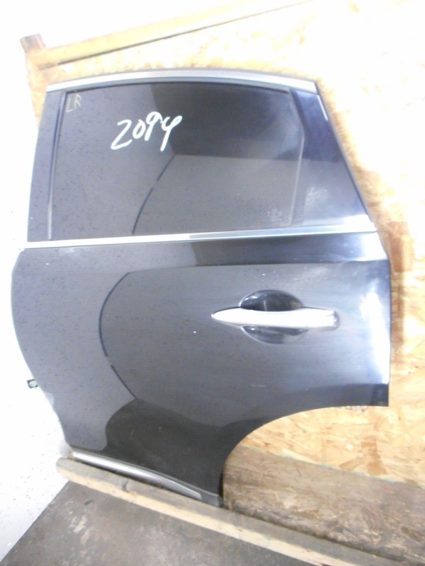 09-13 Infiniti FX Rear Door Assembly Left Driver LH Black KH3 OEM 14-17 QX70