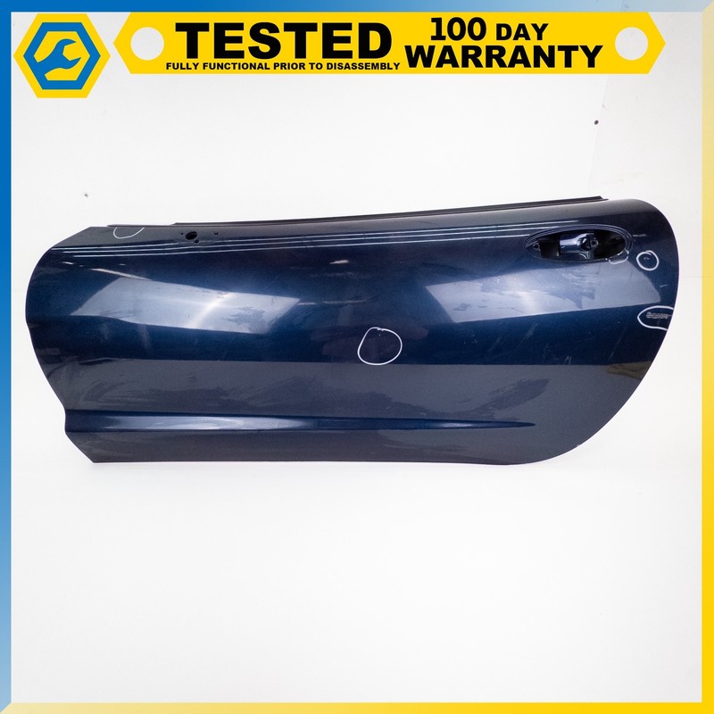 97-04 CHEVROLET CORVETTE C5 FRONT LEFT DRIVER SIDE DOOR SHELL BLUE OEM