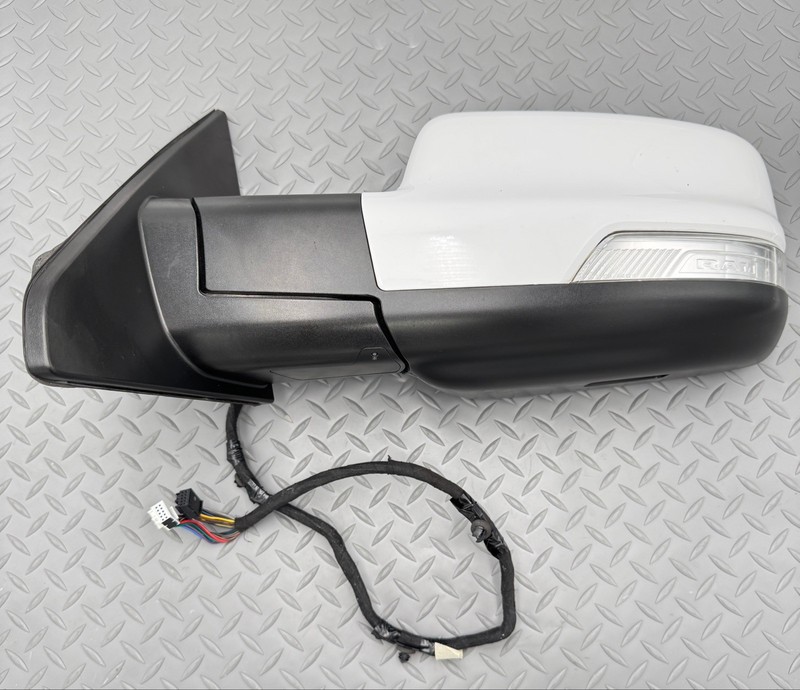 ✅ 19-26 RAM 1500 5th OEM HEATED OUTSIDE REAR VIEW MIRROR LEFT SIDE LH WHITE PW7