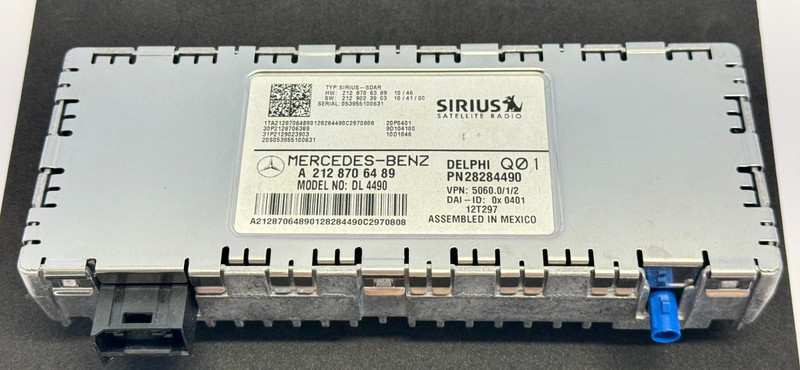✅2010-2016 MERCEDES SLK250 SIRIUS SATELLITE RADIO RECEIVER CONTROL MODULE OEM