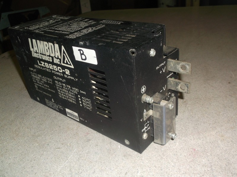 Lambda LZS250-2 Regulated Power Supply Rev. A 115/230VAC 47-63Hz 5A RMS MAX 10.0