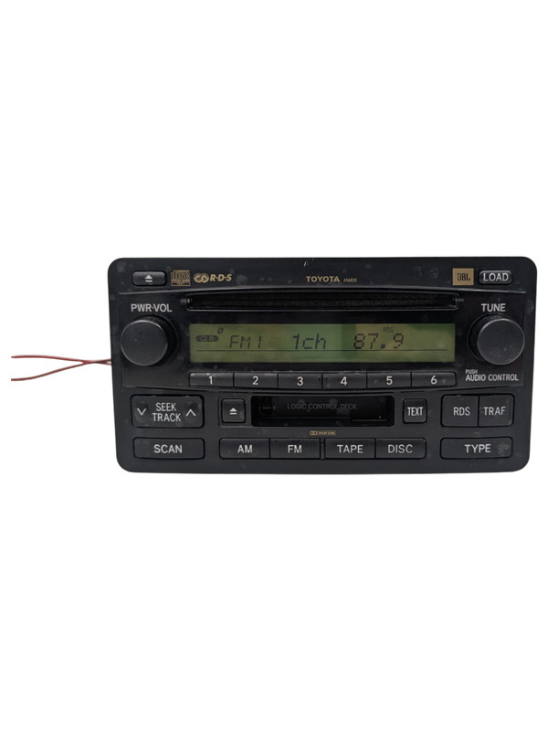 03-04 Toyota Sequoia JBL Cassette 6 Disc CD Player 86120 0c121 Radio