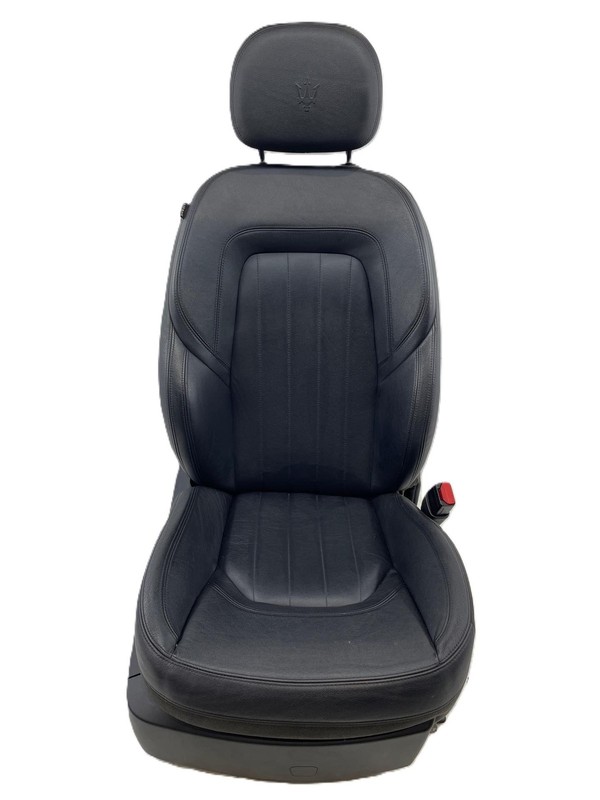 2014 Maserati Quattroporte S RH Passenger Front Seat Assembly Black Leather OEM