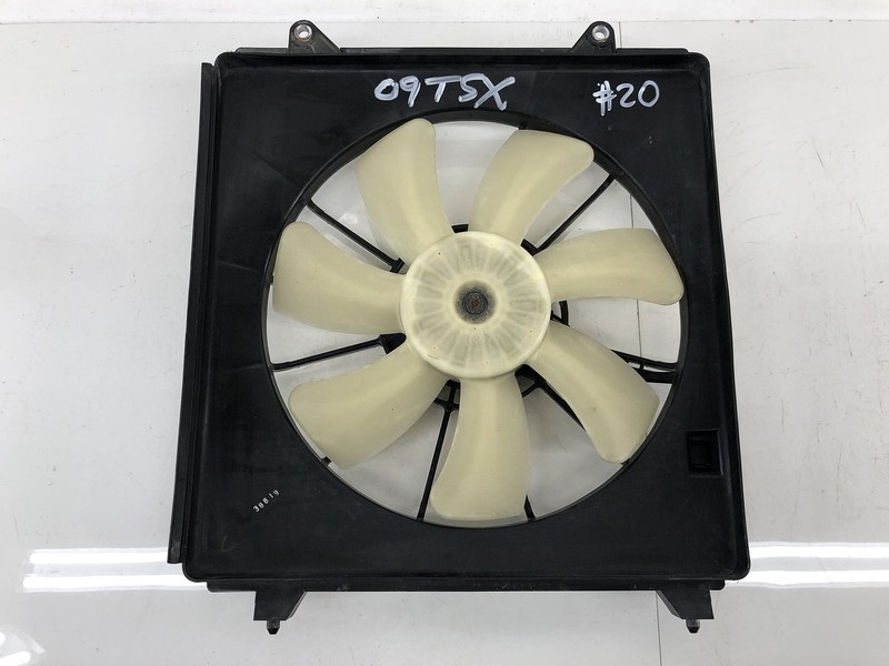 09-14 ACURA TSX 2.4L L4 GAS ENGINE MOTOR RADIATOR COOLING FAN SHROUD OEM #20