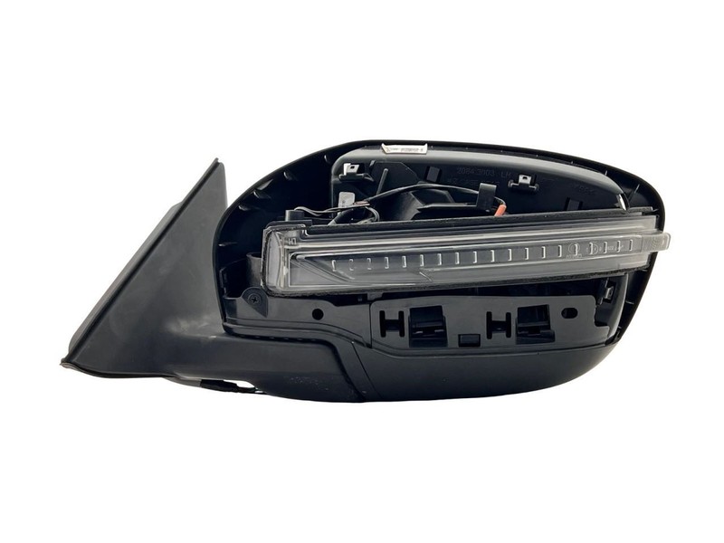 2018-2020 Nissan Rogue Left Driver Side Door Mirror Black Power Heated No Cover