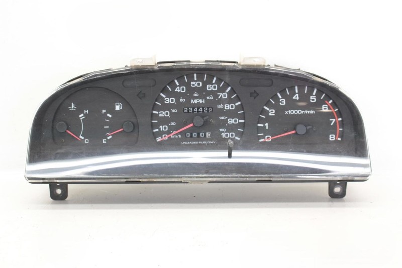 94-97 Nissan Pickup D21 Speedometer Gauge Cluster - LENSE IS WORN