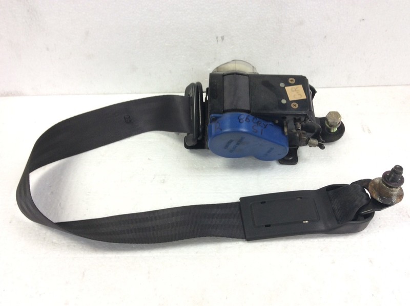 84 85 86 87 Honda CRX Right R Side Front Seat Belt Black Used OEM