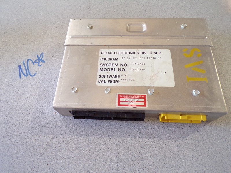 Delco GMC ECU ECM Module MY87 EFI P/C Pronto II DK072405 DK072404