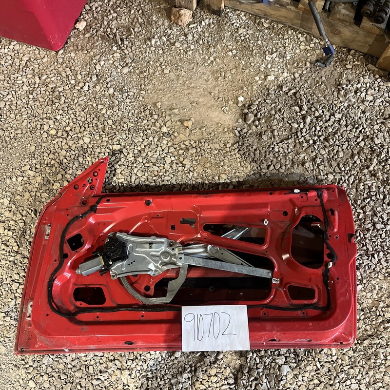 94-99 BMW E36 COUPE CONVERTIBLE RIGHT PASSENGER DOOR SHELL PANEL RED OEM