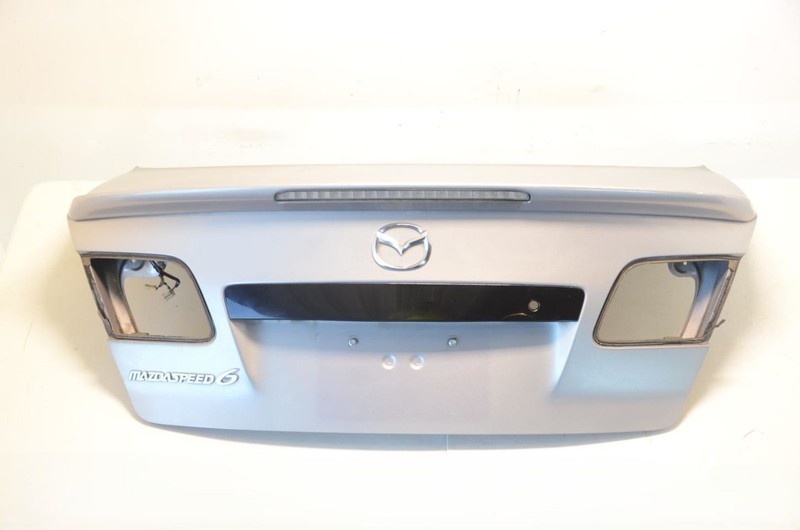 06-07 Mazda Speed6 2.3L Silver Rear Trunk Lid Assembly