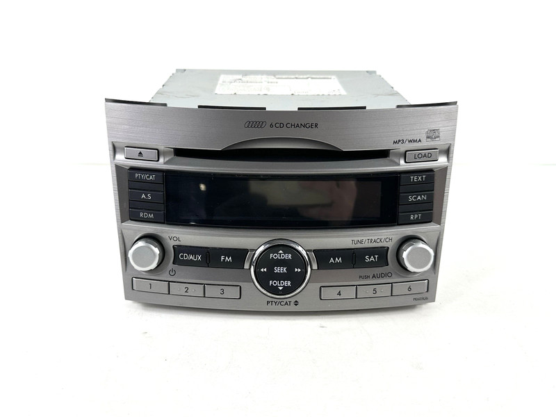 2010-2012 Subaru Legacy Am Fm Radio Audio 6 Cd Disc Player Receiver 86201AJ60A