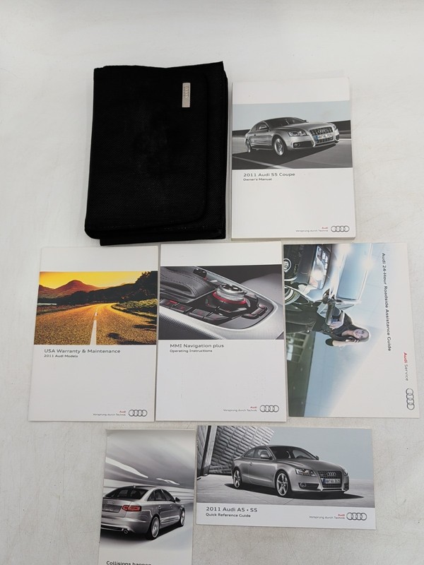 2011 Audi S5 Coupe Owners Manual Set With Navigation Plus And Case 4.2L V8