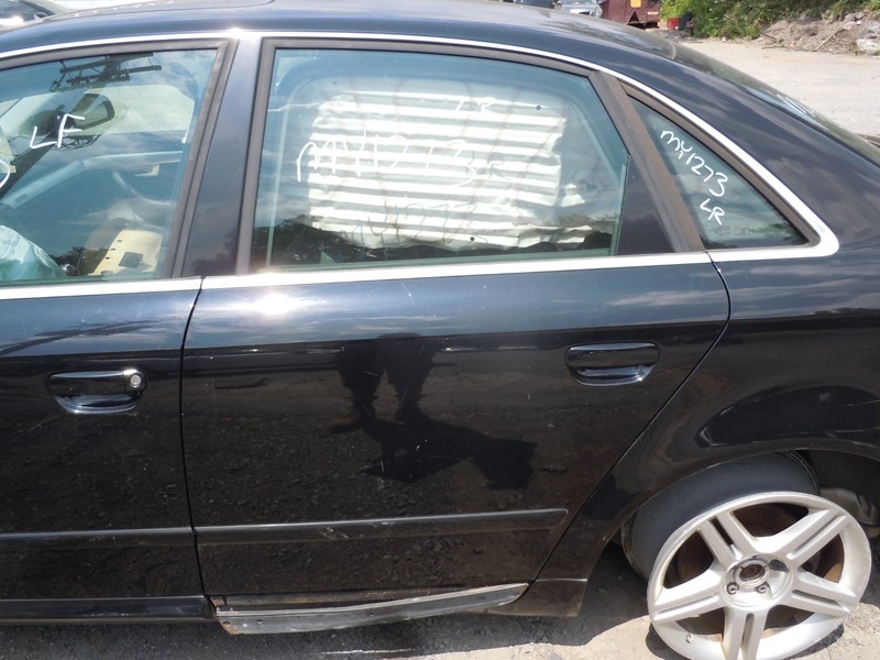 2005-2008 Audi A4 Sedan Rear Door Assembly Driver Left OEM From VIN 400001
