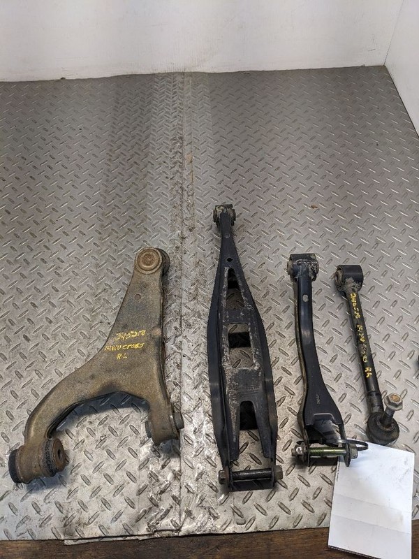 13-17 SUBARU XV CROSSTREK AWD REAR LEFT LOWER & UPPER CONTROL ARM SET, 11741