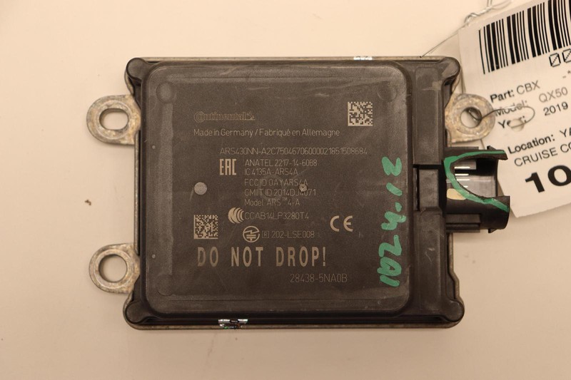 2019-2020 INFINITI QX50 CRUISE CONTROL RADAR DISTANCE SENSOR MODULE UNIT OEM