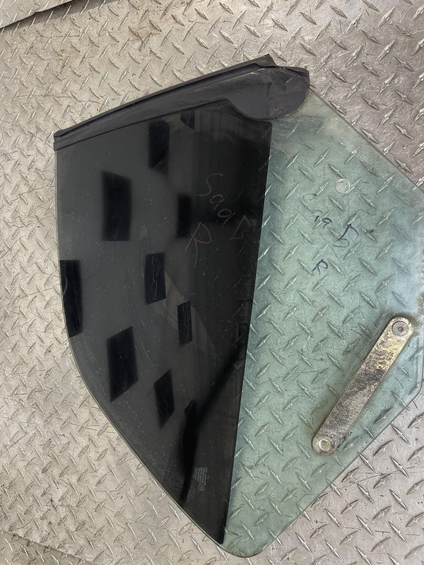 1999-2003 Saab 9-3 Convertible Rear Passenger Right Window Assembly Tested Oem