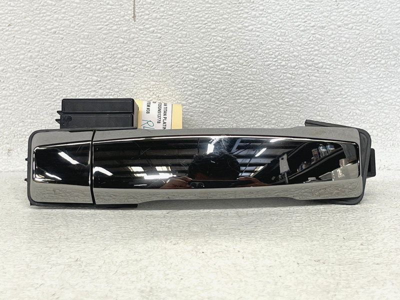 ⭐2016-2019 NISSAN TITAN XD REAR LEFT EXTERIOR DOOR HANDLE SILVER OEM LOT2629