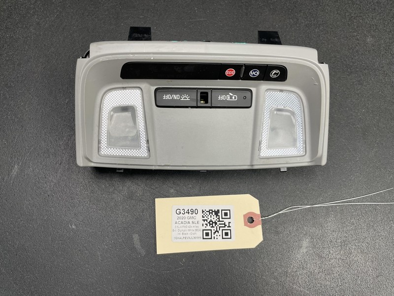 Front Overhead Console Switch Panel 2020 GMC Acadia 84746724 2017 2018 - 2022