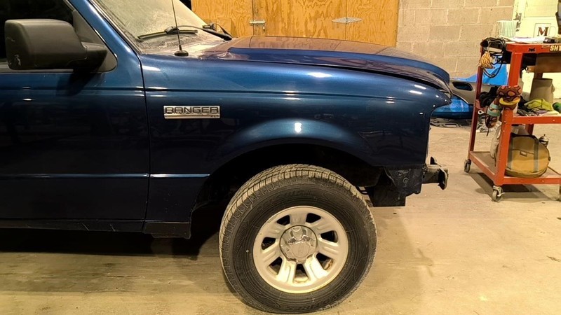 Passenger Right Fender Without Wheel Lip Moulding Fits 06-11 RANGER 3650749