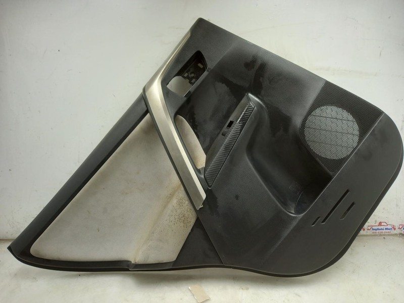 15 TOYOTA RAV 4 REAR DRIVER LEFT DOOR PANEL BLACK & GRAY-FB10