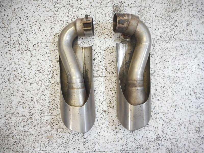 05 2005 Porsche Cayenne 955 Right & Left Exhaust Muffler Tips Ends Set OEM