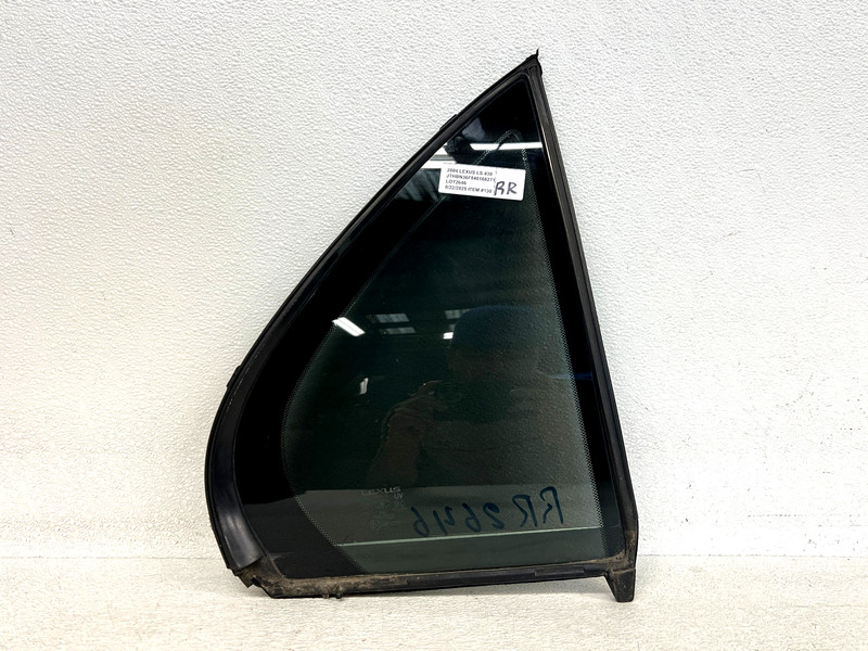⭐2001-2006 LEXUS LS430 REAR RIGHT SIDE QUARTER DOOR WINDOW GLASS OEM LOT2646