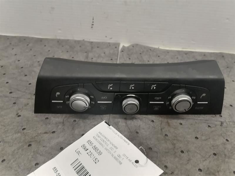 Temperature Control Front 3 Knobs Opt 9AK Fits 14-17 AUDI A6 1215903