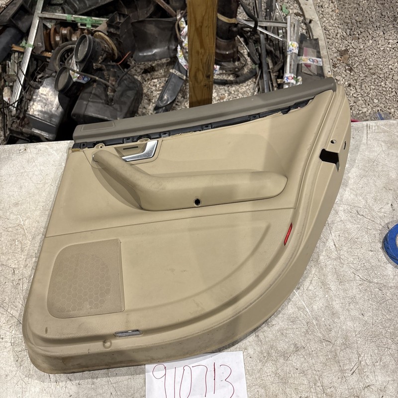 04-08 AUDI B7 A4 SEDAN REAR RIGHT PASSENGER INTERIOR DOOR PANEL COVER TRIM
