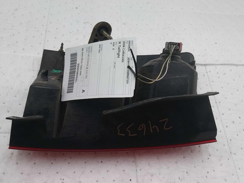 Used Right Tail Light Assembly fits: 2008 Dodge Caravan Right Grade A