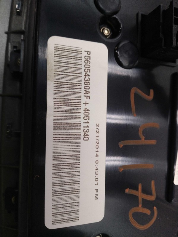 2014 Jeep Grand Cherokee A/C Selector Switch OEM Black 56054380AC 114k Miles